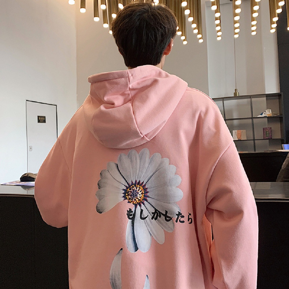 Áo hoodie vải nỉ thiết kế cỡ lớn trẻ trung dành cho nam