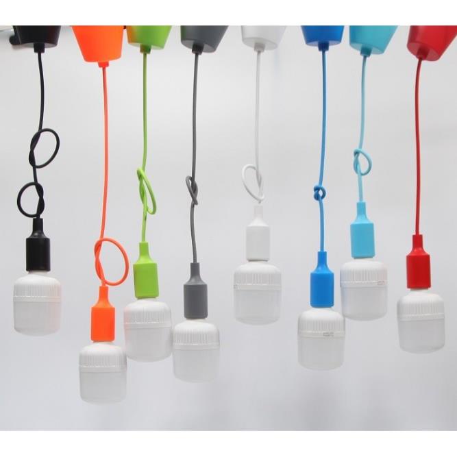 Bộ 10 dây đèn thả trang trí bóng led búp trụ 18w