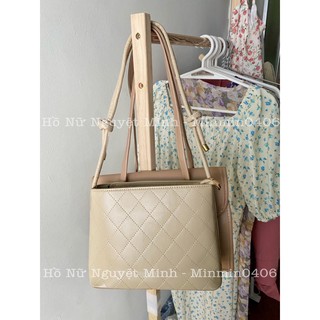 Túi da trả PU quả trám, trả hàng đã mua order