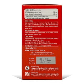 OMEGA3 KID - bổ mắt, phát triển trí não