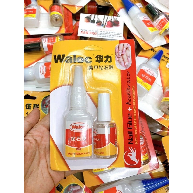 Keo waloc dán móng - dán đá đính móng tay chân ( chính hãng )
