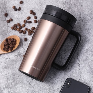 Ly Giữ Nhiệt Có Lọc inox Pha Cà Phê, Trà Lock&Lock Coffee Filter Mug LHC4197 580ml Màu Gold