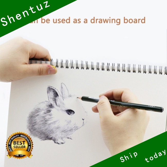 A4 sketchbook tranh vẽ sketchbook dày 8k phác thảo giấy màu nước sách nghệ thuật vẽ tay giấy kraft bức tranh trống