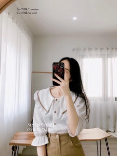 ÁO CỔ BÈO XINH