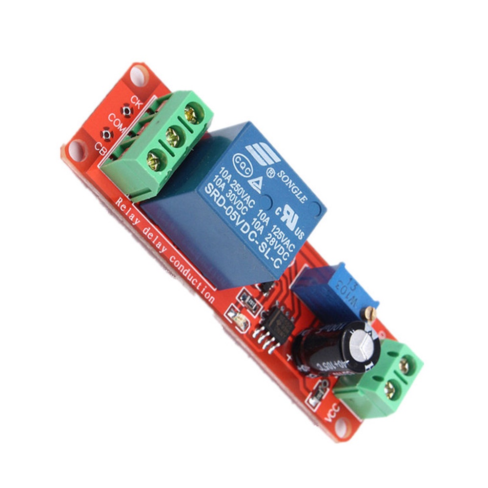 DIYMORE Mô Đun Rơ Le NE55512V/5V Điều Chỉnh Thời Gian Từ 0 Đến 10 Giây