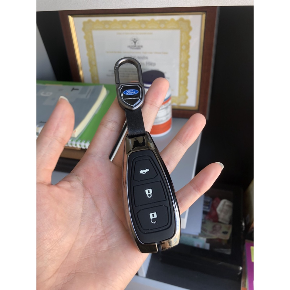 Vỏ ốp khoá xe hơi - Bọc chìa smartkey ô tô Ford EcoSport, Focus, Fiesta - pk.6