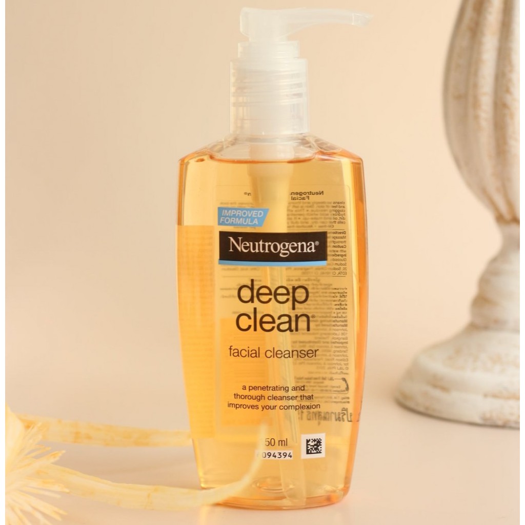 Sữa Rửa Mặt Neutrogena Làm Sạch Sâu Dạng Gel Facial Cleanser Deep Clean 150ml | BigBuy360 - bigbuy360.vn