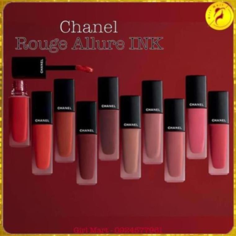 Son Chanel Son kem Chanel Rouge Allure Ink chính hãng màu 140,144,148,154,208,162 full size full box