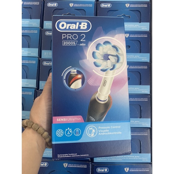 Bàn chải điện oral b pro 2 2000s hàng ĐỨC, bàn chải điện oral-B junior cho bé, pro 3 3000