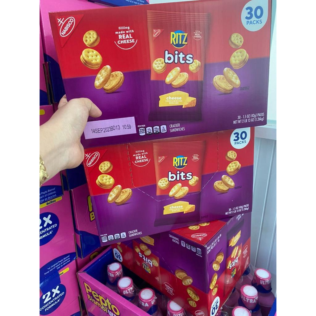 Combo 10 gói bánh Ritz phô mai - Mỹ (10 x 42g)