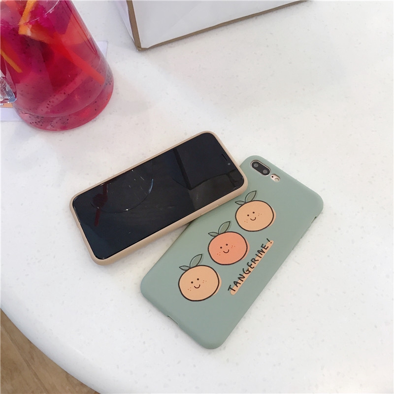 Ốp điện thoại họa tiết trái cây hoạt hình thời trang cho iPhone Xsmax XR XS X 7 8 6 6S Plus 6sPlus 7plus | BigBuy360 - bigbuy360.vn