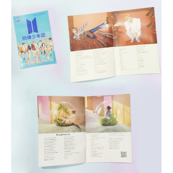 sổ nhạc bangtan army có ảnh in màu