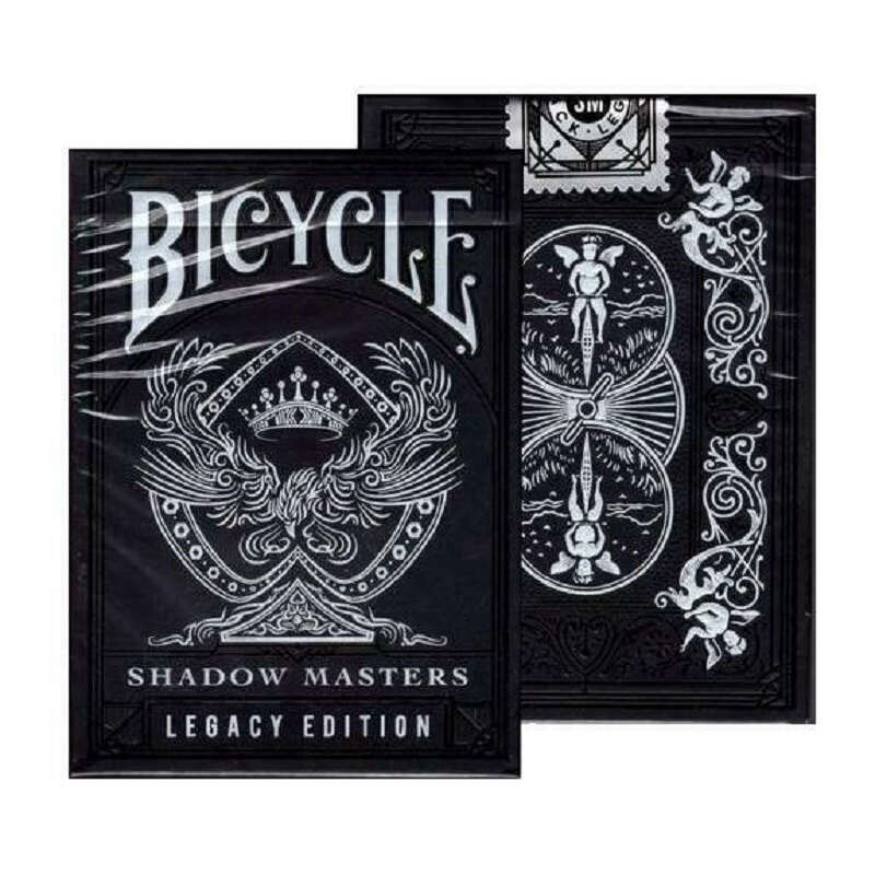 Bộ Bài Bicycle Shadow Masters Legacy Edition Playing Cards, Thẻ Sưu Tập Ellusionist, Trò Chơi Thẻ Ma Thuật, Đạo Cụ Ảo Thuật Cho Nhà Ảo Thuật