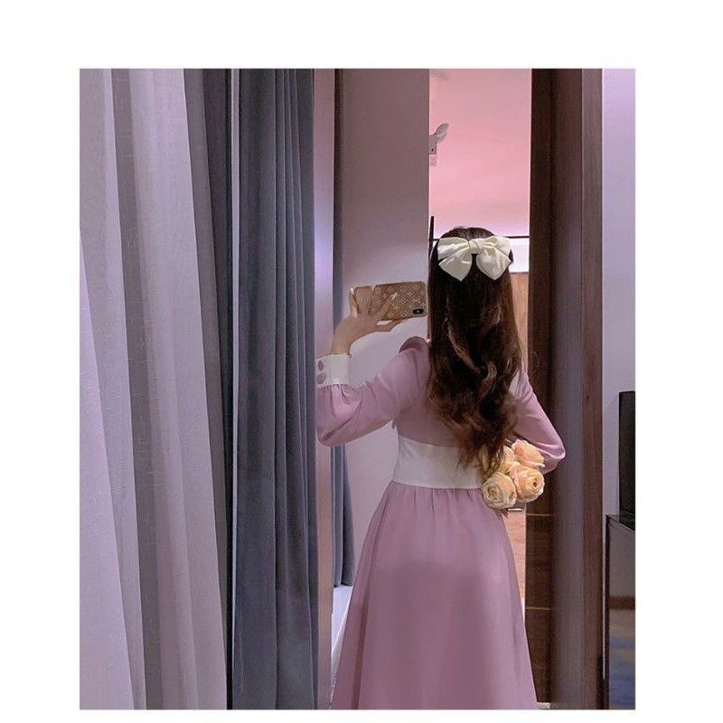 ĐẦM RETRO TIỂU THƯ DÁNG DÀI MIDI PHONG CÁCH CÔ GÁI PHÁP - Tie Dye Boutique 🦩🦩