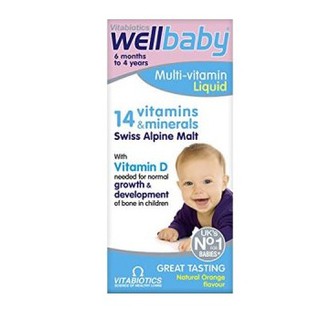 Vitamin Vitabiotics Wellbaby Infant Liquid 3m+ (150ml)