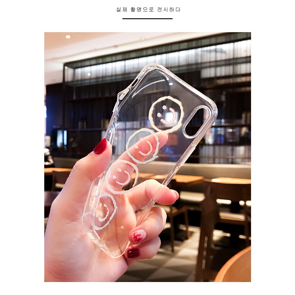 Ốp lưng điện thoại mặt cười silicon dẻo đủ mã cho IPhone 11/11Pro/11pro Max X XR XS XS MAX /6 7 8 Plus SE t48