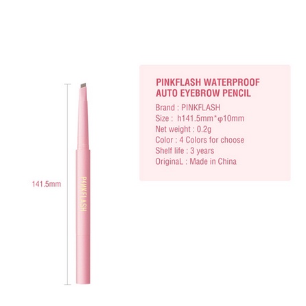 Pinkflash (Hàng Mới Về) Chì Kẻ Lông Mày Hai Đầu Mềm Mại Chống Thấm Nước Siêu Bền | BigBuy360 - bigbuy360.vn
