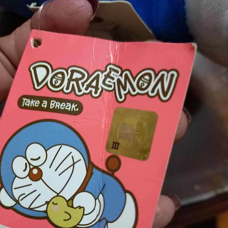 Gấu bông Doraemon ca sĩ, size trung, tem chính hãng, ảnh thật kèm clip🥰🍭❤️