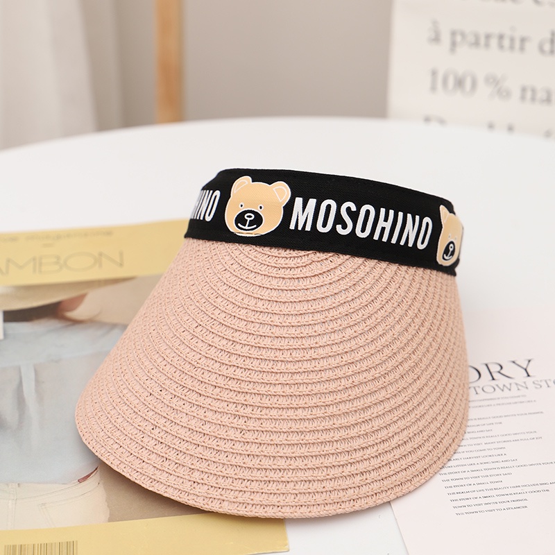 Mũ cói hở chóp thời trang mùa hè xinh xắn