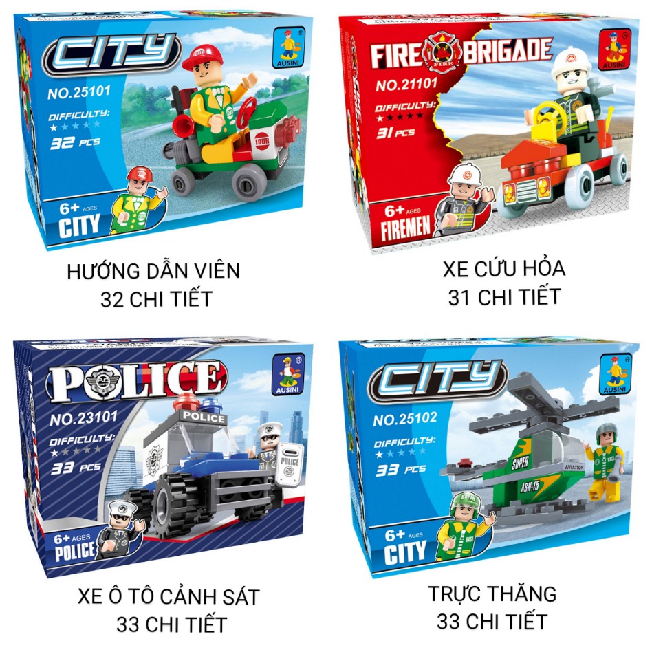 Đồ chơi lắp ráp Ausini - xếp hình Lego