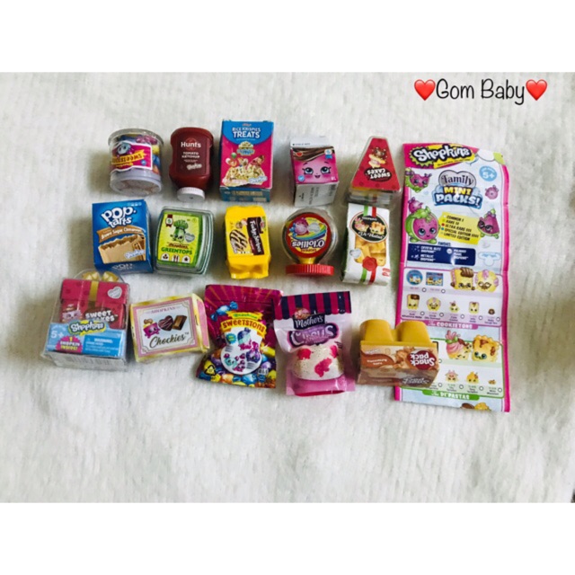 Set 10 Hộp Shopkins Mini Chính Hãng