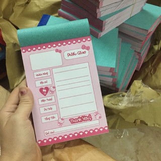 Phiếu ship hàng xinh cute mẫu 1
