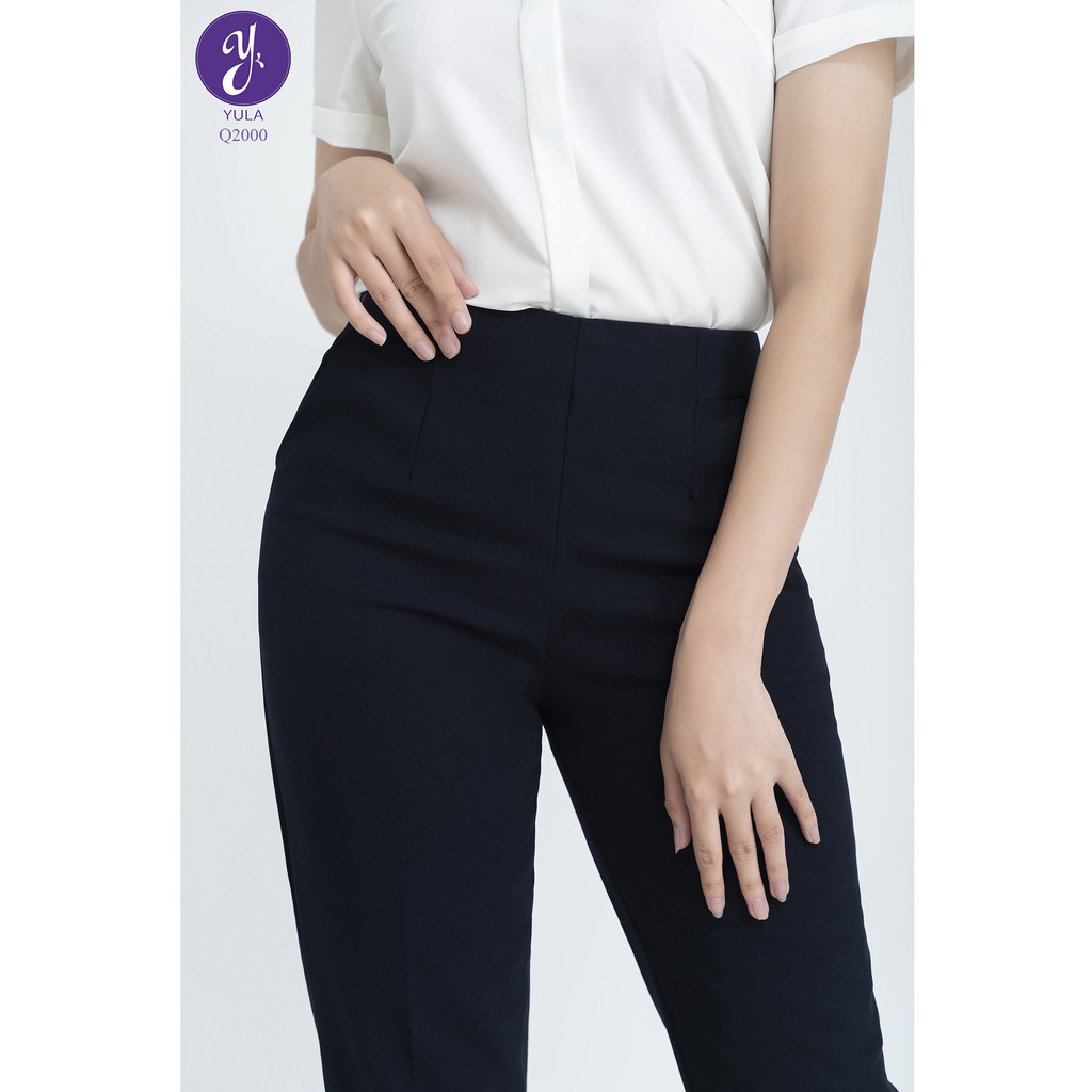 Quần Tây Nữ Công Sở Khoá Sườn Cạp Cao Phom Âu Chất Vải Co Giãn Q21.01 | BigBuy360 - bigbuy360.vn