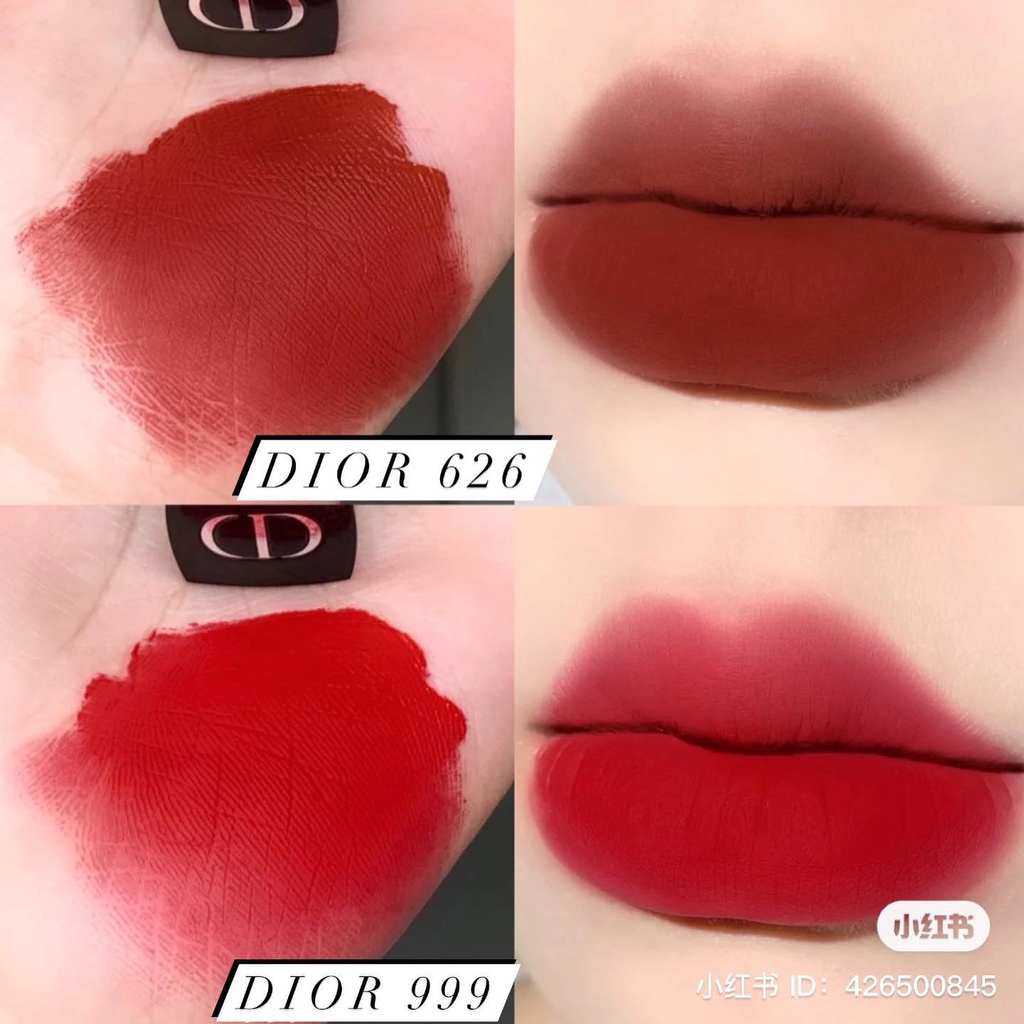 Vỉ son 4 màu Dior Rouge Forever Transfer Proof Liquid 100 -558 - 626 - 999
