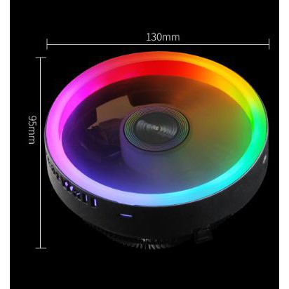 QUẠT TẢN NHIỆT CPU GREAT WALL LED RGB