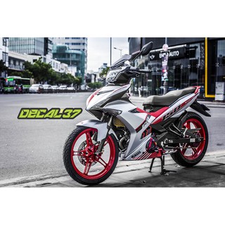 Tem Trùm Exciter 150 Trắng đỏ Edition
