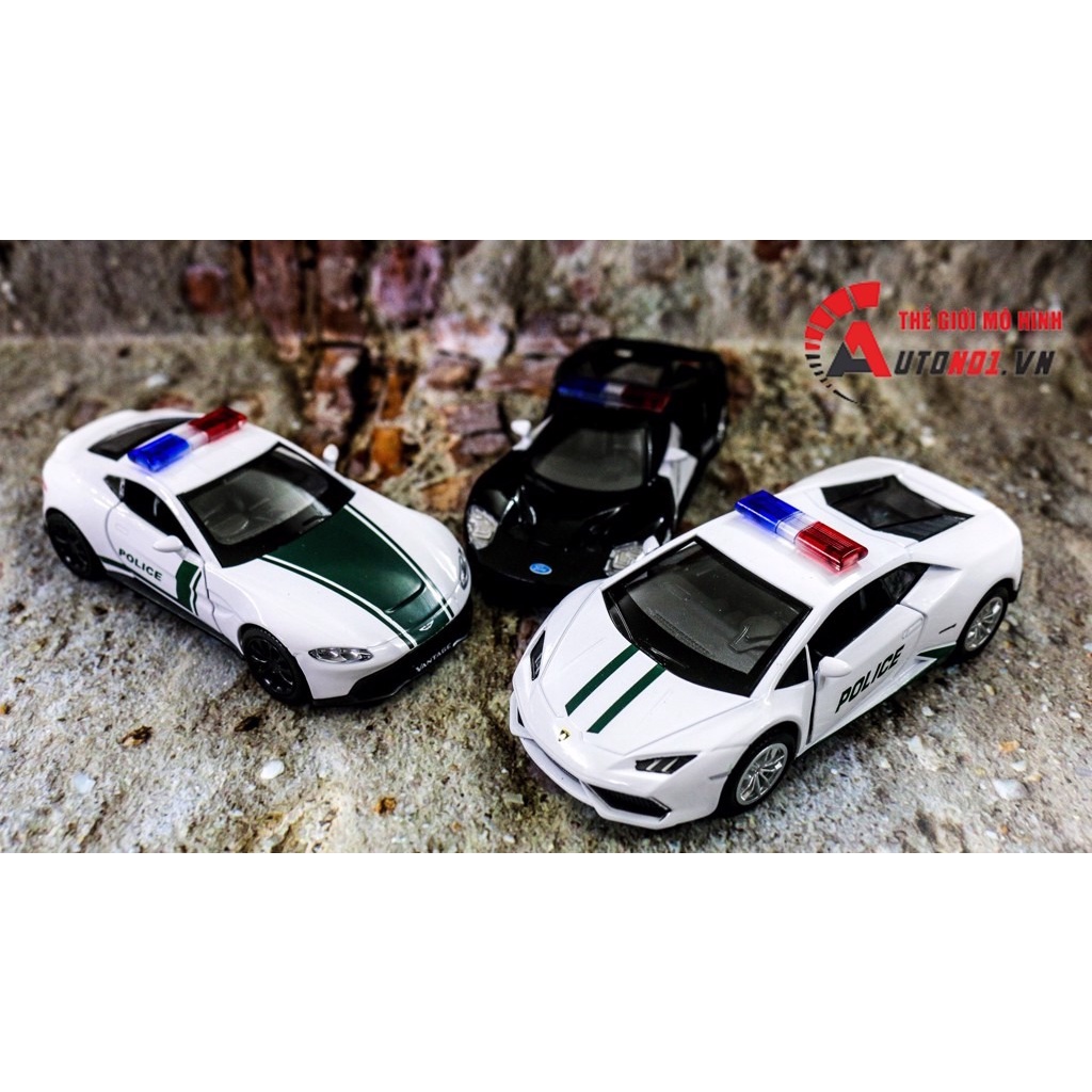 MÔ HÌNH XE ASTON MARTIN VANTAGE POLICE DUBAI 1:36 ALLOY 7921