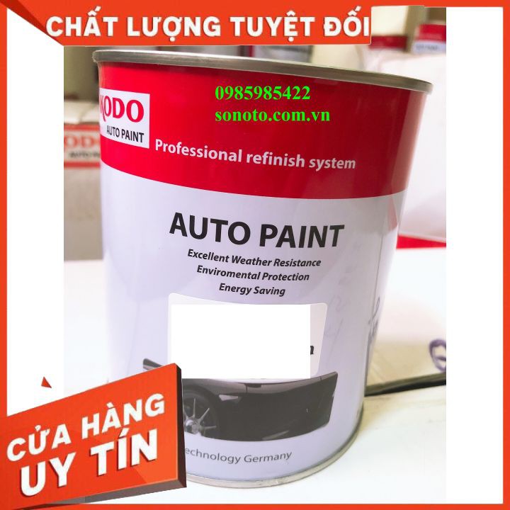 CF2238 Sơn gốc 2K màu đỏ cờ đỏ tươi hãng Kodo lon 1 Lít ( Sơn oto xe máy )