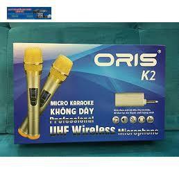 BỘ MICRO KARAOKE KHÔNG DÂY ORIS K2  2MICRO