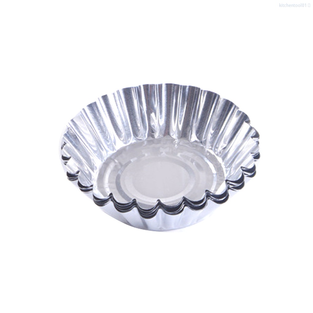 Set 50 khuôn làm bánh trứng/bánh tart dùng một lần tiện dụng