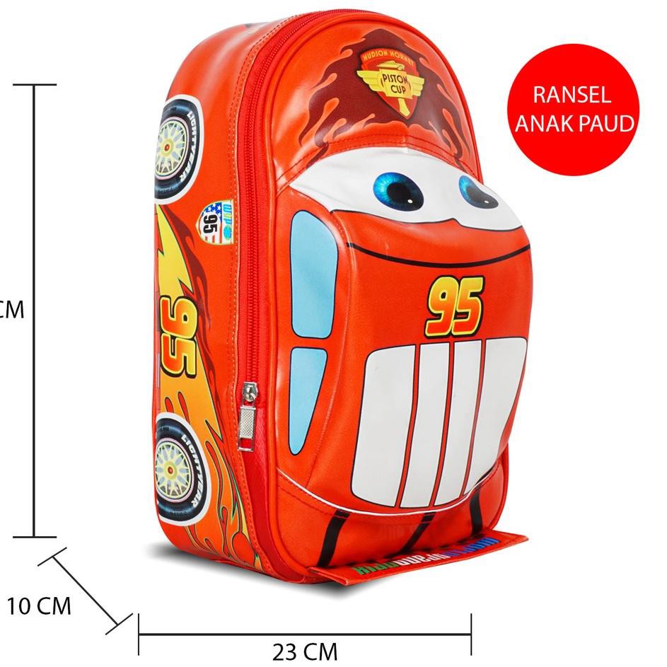Giá Ba Lô Đi Học Hình Xe Hơi IF7YZ 3D Cho Bé