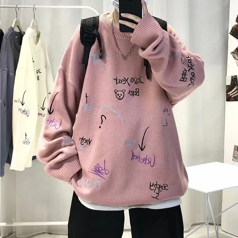 Áo nỉ dài tay cổ tròn thời trang Hàn Quốc cho nam