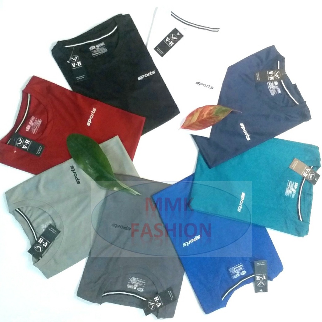 Áo thun nam thể thao, Áo thun nam tay ngắn, vải thun lạnh, co giãn 4 chiều, logo thể thao- Hàng VN (ẢNH THẬT)