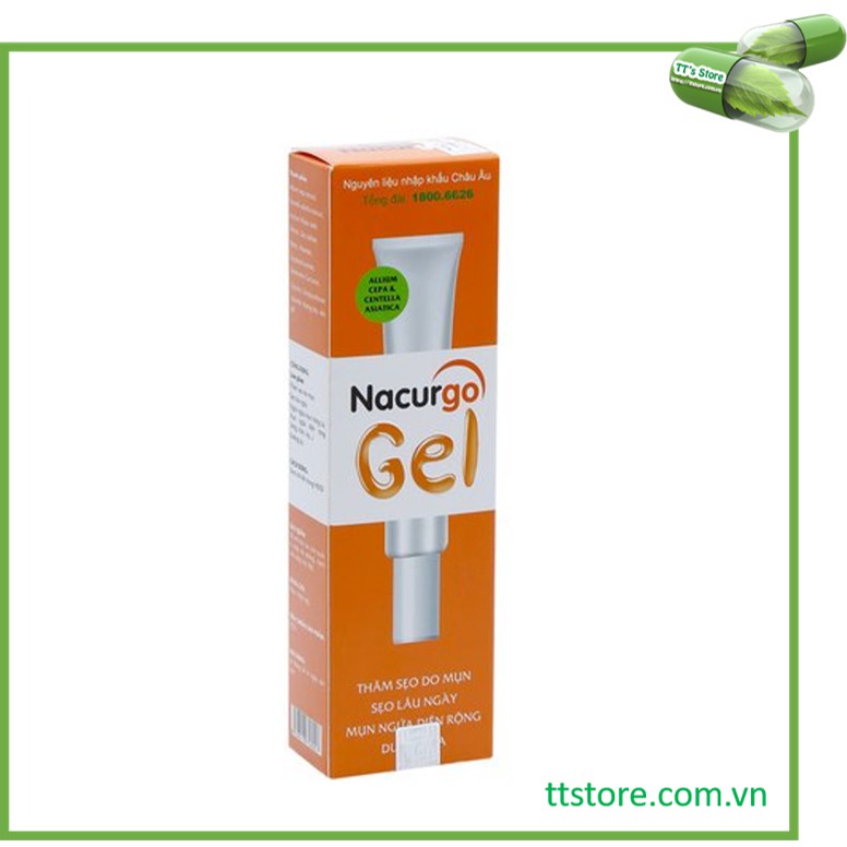 Nacurgo gel 20g - Cho làn da sáng mịn đều màu