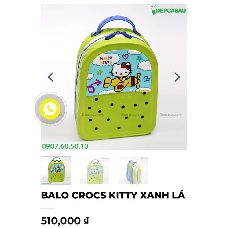 [ORDER-USED] BALO CROCS KITTY BÉ GÁI