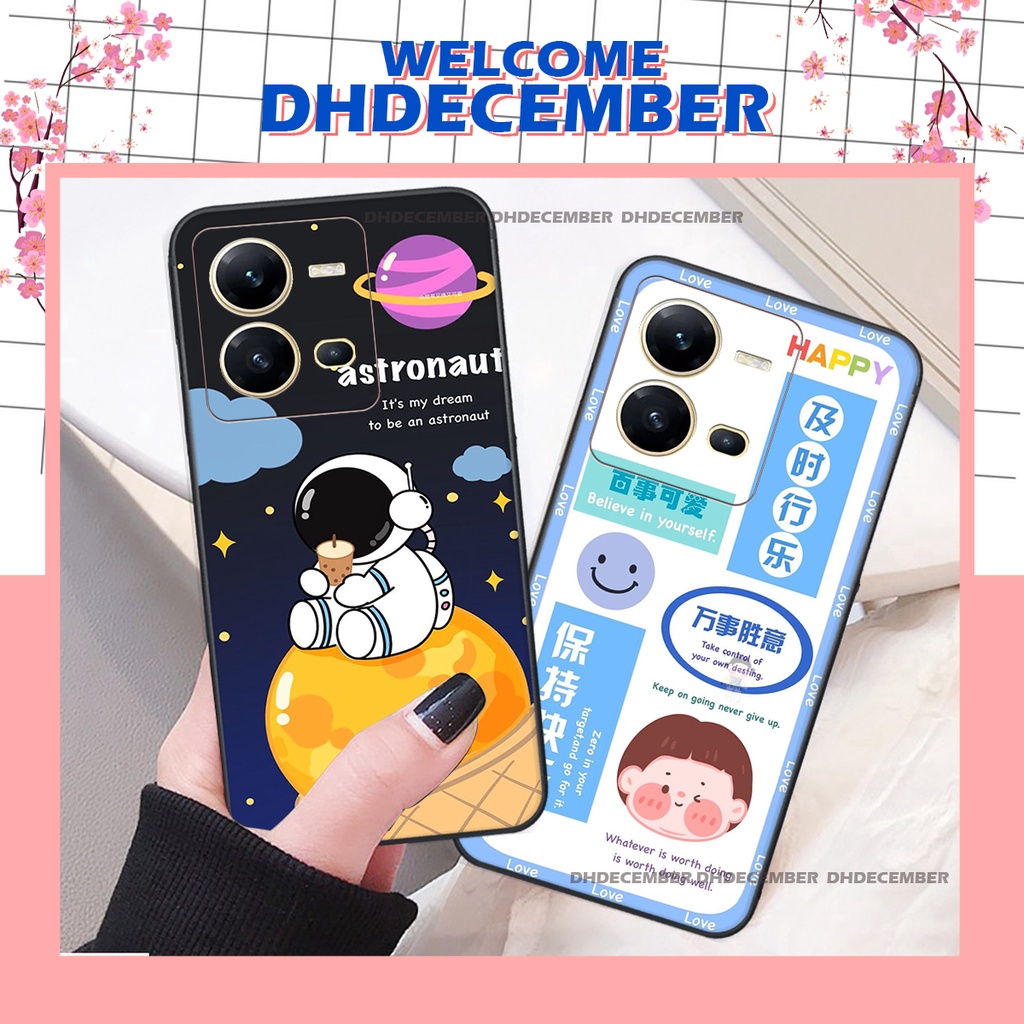 Ốp lưng Vivo V25E - V25 5G - BẢO VỆ CAMERA in hình 3D GẤU cute be@r, soda, happy day cực hot ,thời thượng