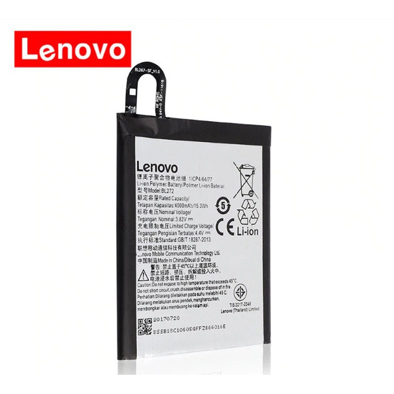 Pin lenovo K6 Power BL272 dung lượng 4000mAh zin chính hãng