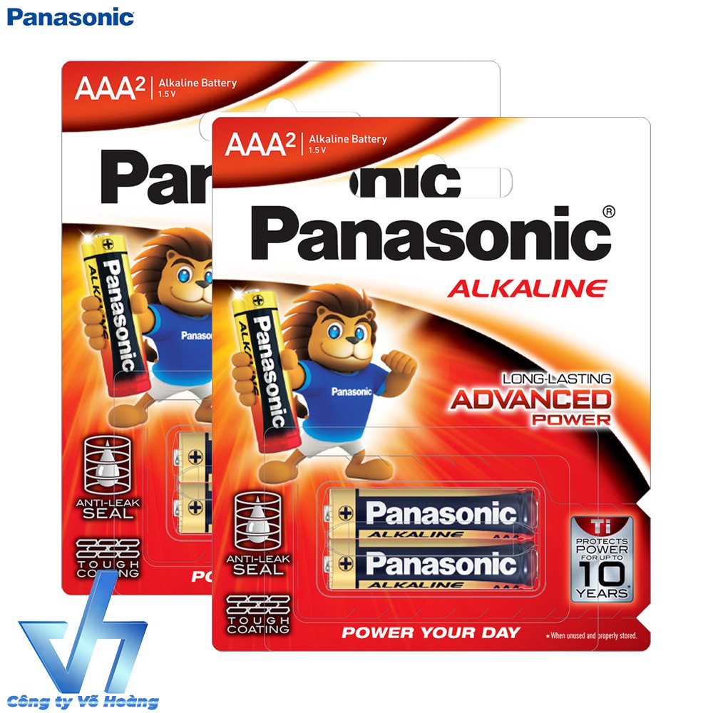 Bộ 4 pin Panasonic Alkaline AAA LR03T (Gold)