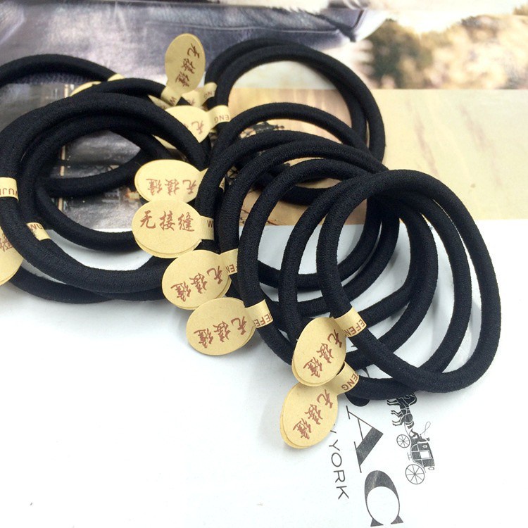 (5 sợi tóc)  cô gái dây, dây cao su màu đen dây, dây đàn hồi, liền mạch dây đeo nhãn