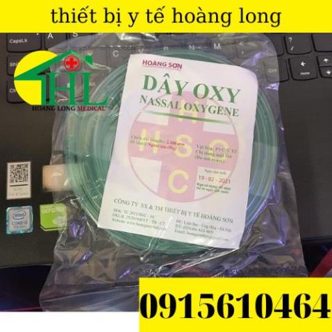 com bo 10 Dây Oxy gọng kính hai nhánh 2m Hoàng Sơn