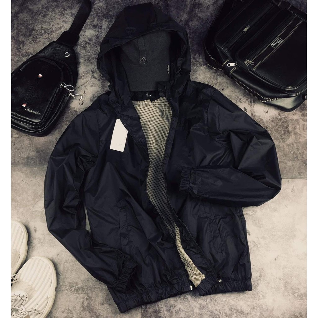 Áo Khoác GIÓ MŨ TRƠN, Áo Khoác Dù Chống Nước, Có Mũ, Chống nắng, chống bụi | BigBuy360 - bigbuy360.vn