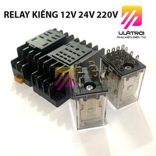 Rơ le kiếng omron 8 chân 14 chân - relay kính - rơle trung gian giá tốt