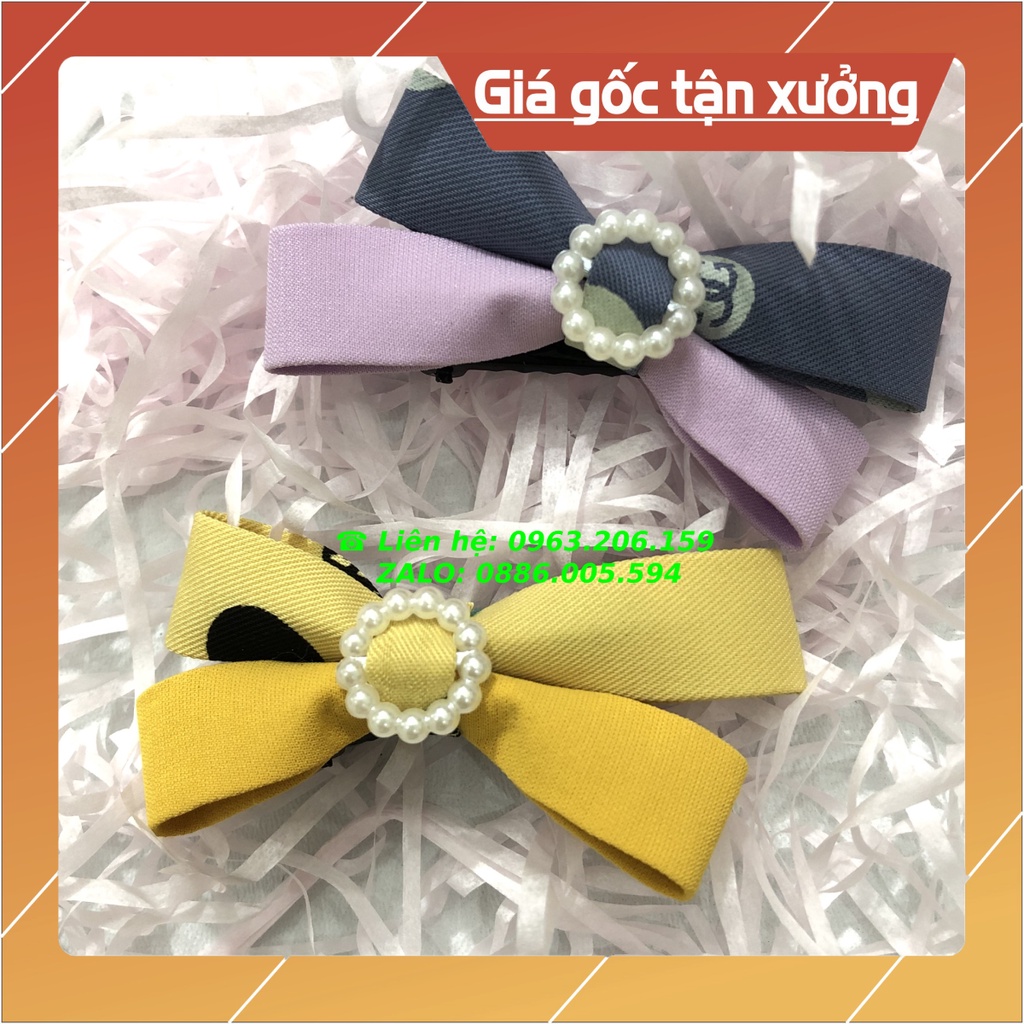 [HOT] Set 2 Nơ kẹp tóc siêu đáng yêu Màu ngẫu nhiên
