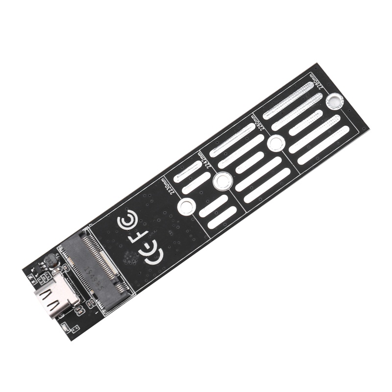 Hộp ổ cứng USB3.1 Type-C sang M.2 B SATA NGFF SSD 6Gbps M2 SSD 2280 màu đen | BigBuy360 - bigbuy360.vn