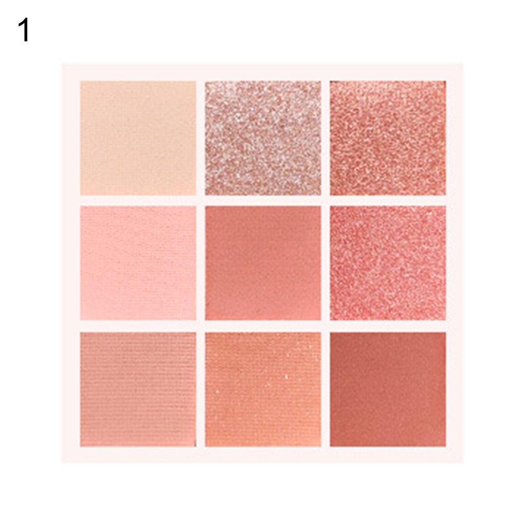 (Hàng Mới Về) Bảng Phấn Mắt 9 Màu Lì Và Ánh Ngọc Trai Kết Cấu Mịn Màng Lâu Trôi Cho Nữ | BigBuy360 - bigbuy360.vn