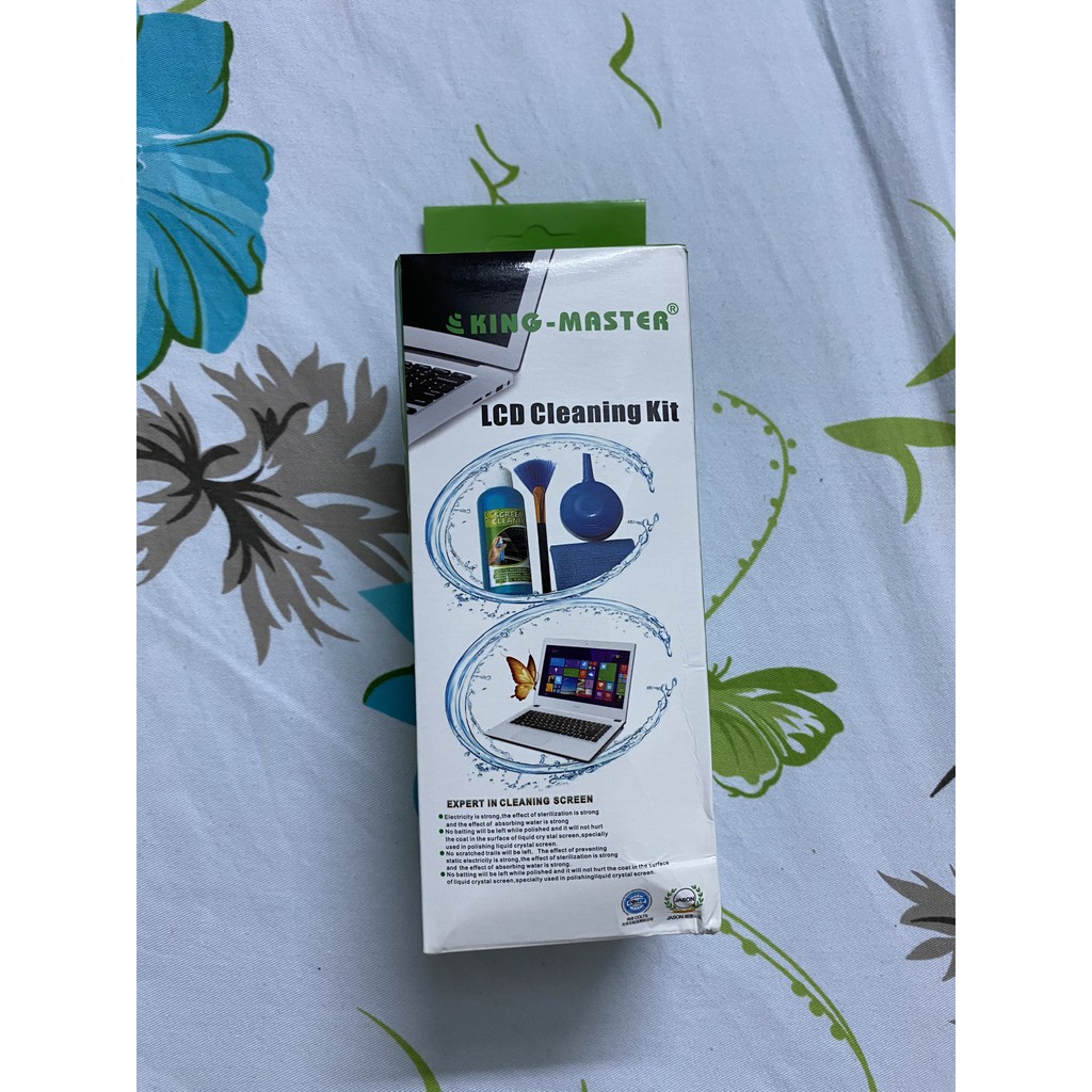 BỘ DỤNG CỤ VỆ SINH LAPTOP 4 MÓN, combo làm sạch bàn phím màn hình máy vi tính tivi, cleaning kit set cleaner keyboard